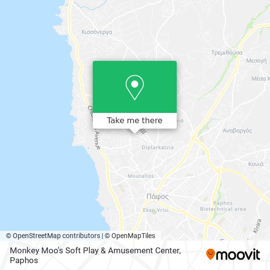 Monkey Moo's Soft Play & Amusement Center map