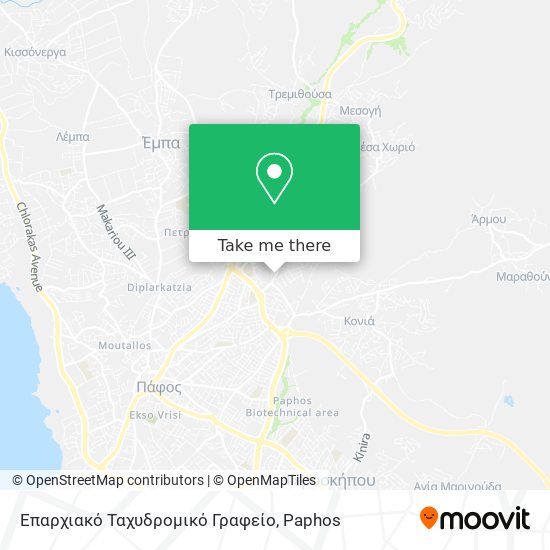 Επαρχιακό Ταχυδρομικό Γραφείο map