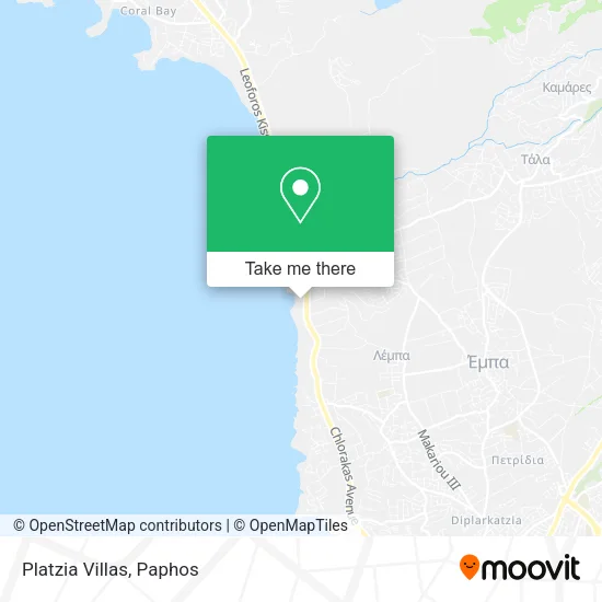 Platzia Villas map