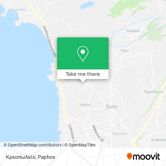 Κρεοπωλείο map