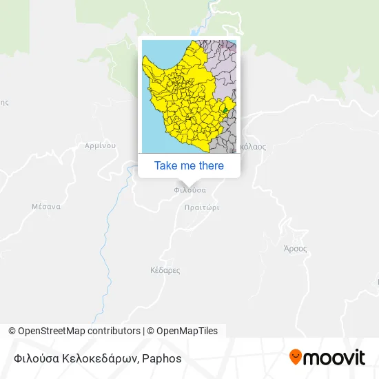 Φιλούσα Κελοκεδάρων map