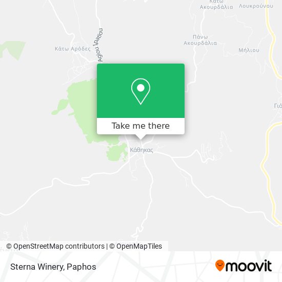 Sterna Winery map