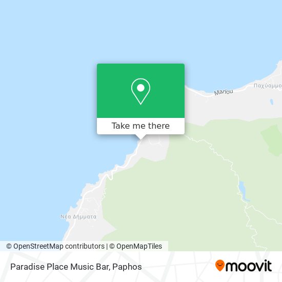 Paradise Place Music Bar map
