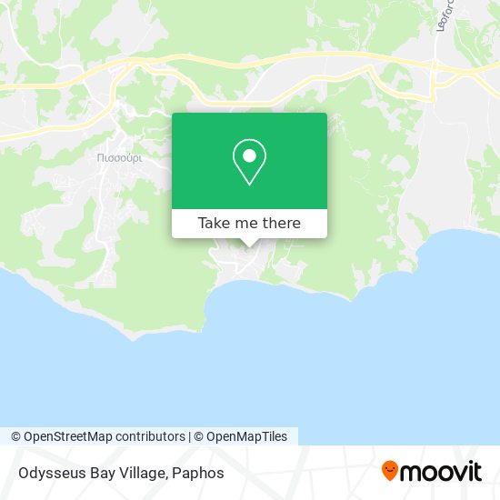 Odysseus Bay Village map