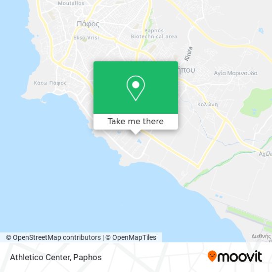 Athletico Center map