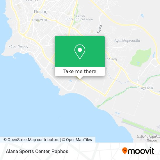 Alana Sports Center map