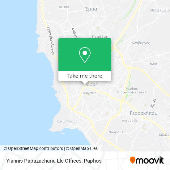 Yiannis Papazacharia Llc Offices map