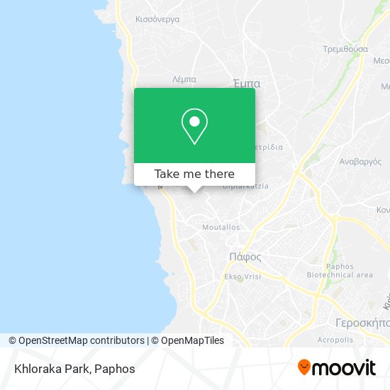 Khloraka Park map