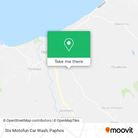 Sts Motofun Car Wash map