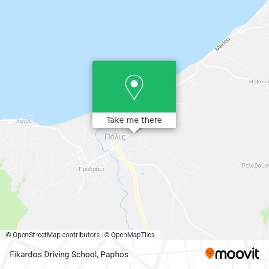 Fikardos Driving School map