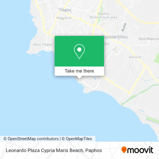 Leonardo Plaza Cypria Maris Beach map