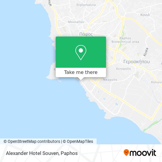 Alexander Hotel Souven map