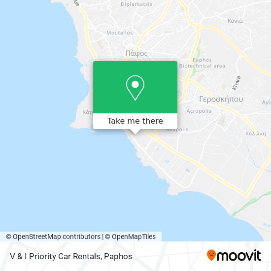 V & I Priority Car Rentals map