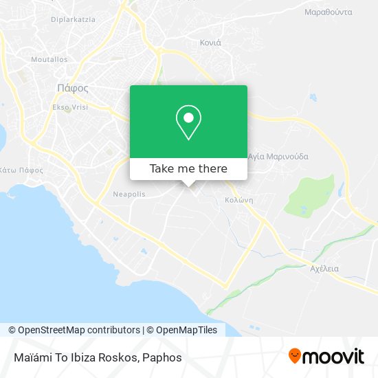 Maïámi To Ibiza Roskos map