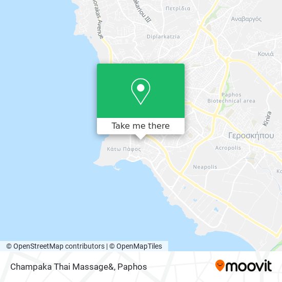 Champaka Thai Massage& map