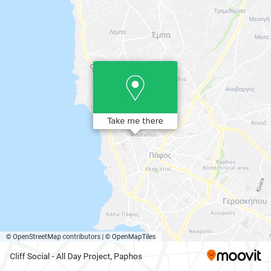 Cliff Social - All Day Project map