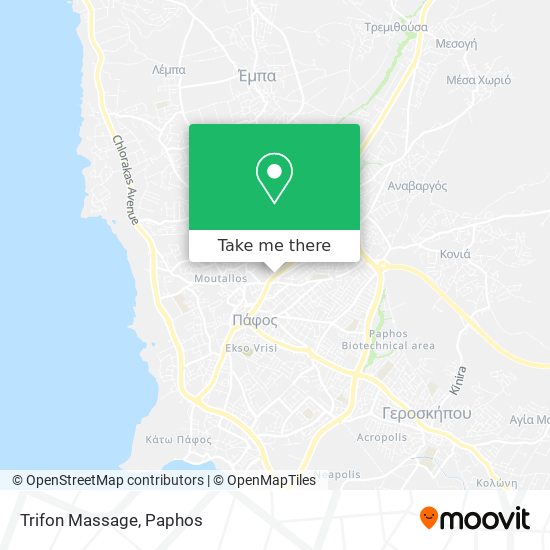 Trifon Massage map