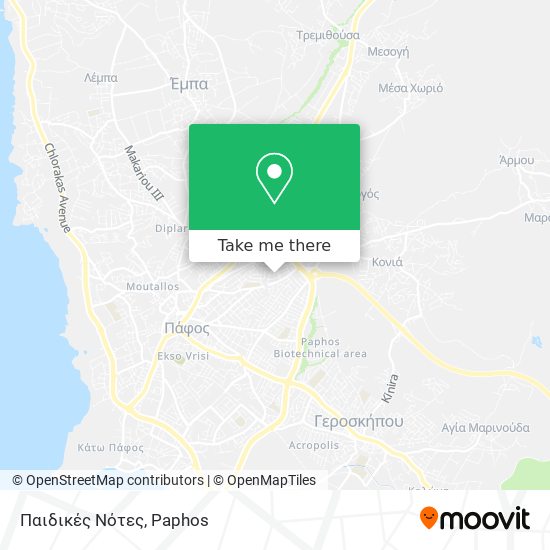 Παιδικές Νότες map