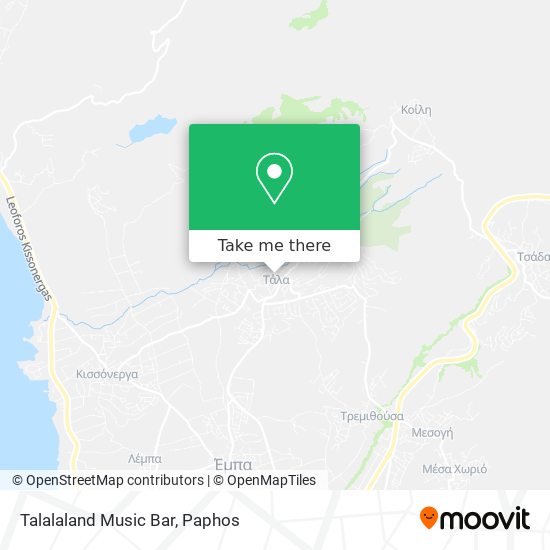 Talalaland Music Bar map