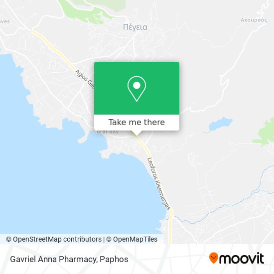 Gavriel Anna Pharmacy map