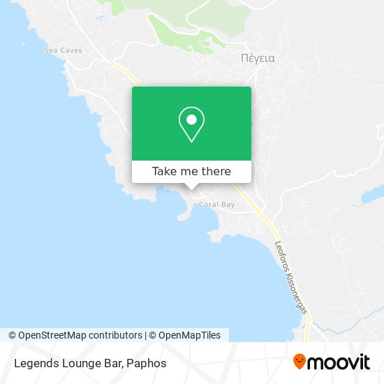 Legends Lounge Bar map