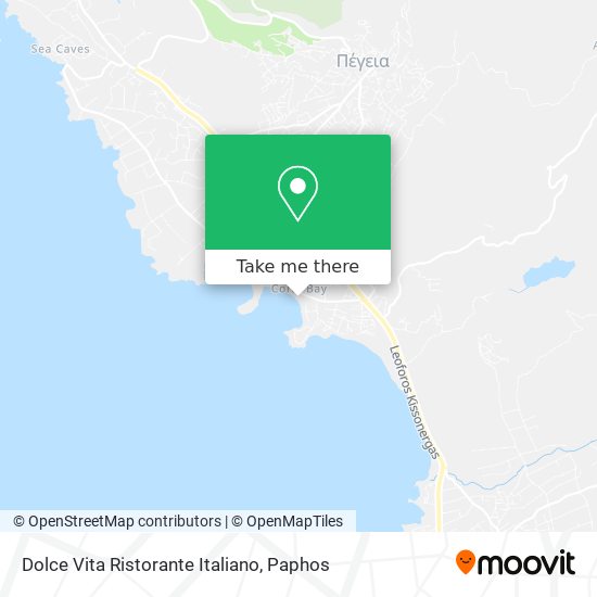 Dolce Vita Ristorante Italiano map