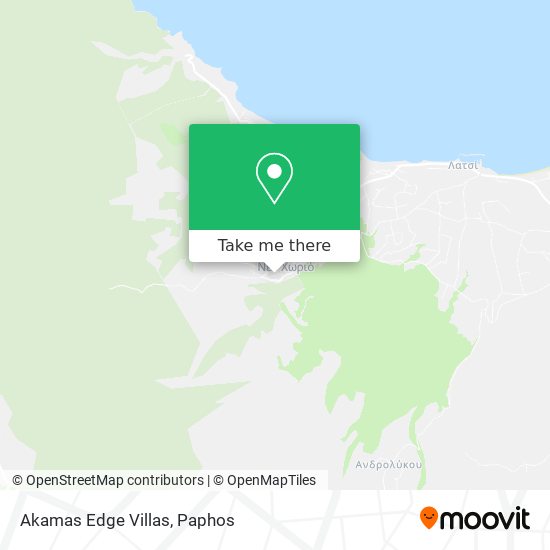 Akamas Edge Villas map