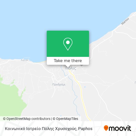 Κοινωνικό Ιατρείο Πόλης Χρυσοχούς map