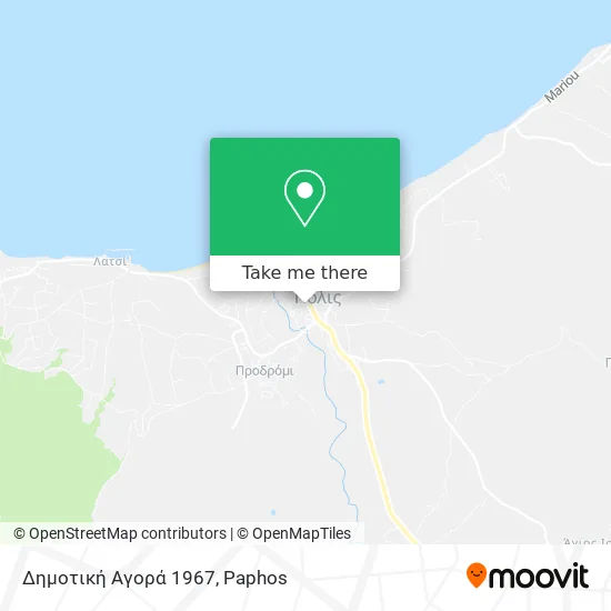 Δημοτική Αγορά 1967 map