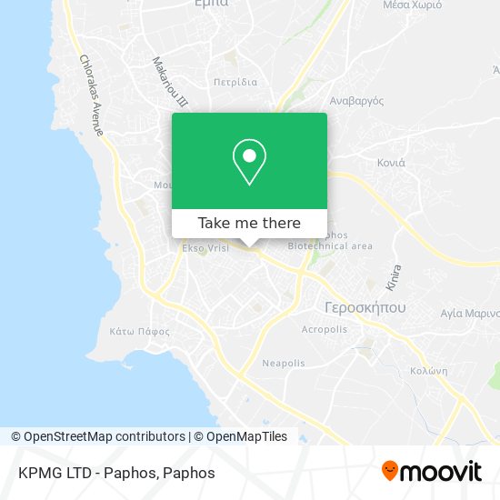 KPMG LTD - Paphos map