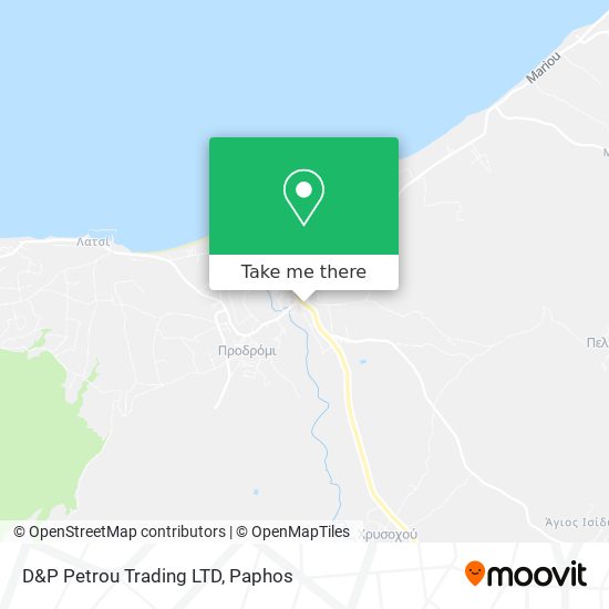 D&P Petrou Trading LTD map