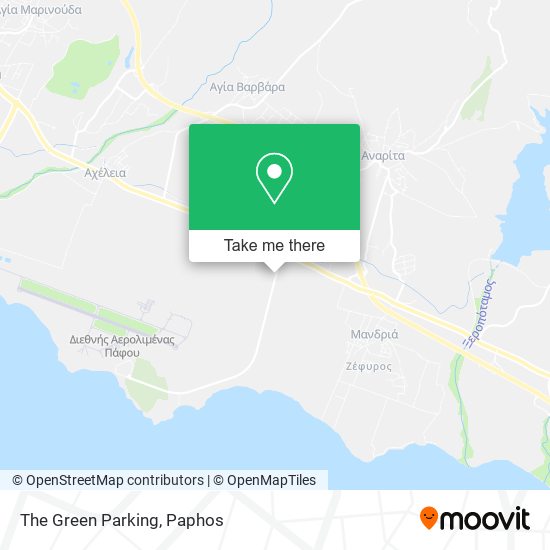 The Green Parking map