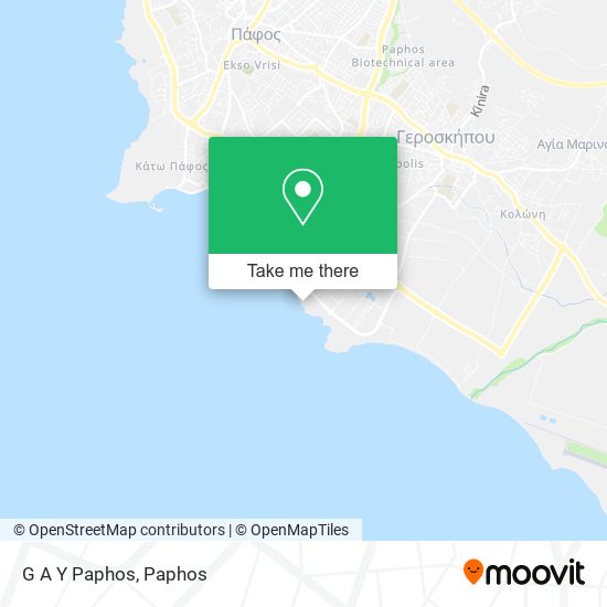 G A Y Paphos map