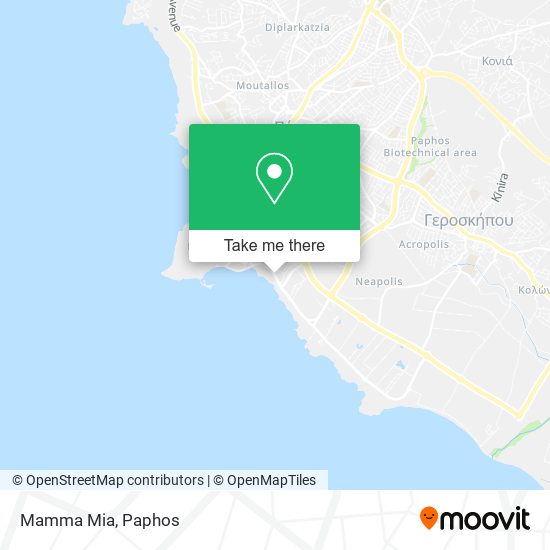 Mamma Mia map