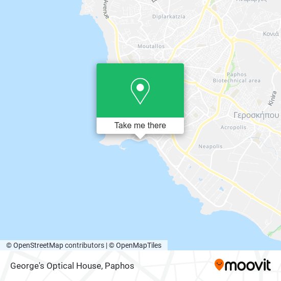 George's Optical House map