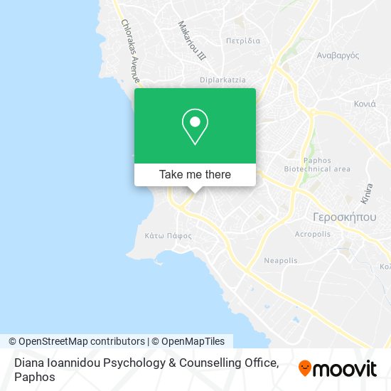 Diana Ioannidou Psychology & Counselling Office map