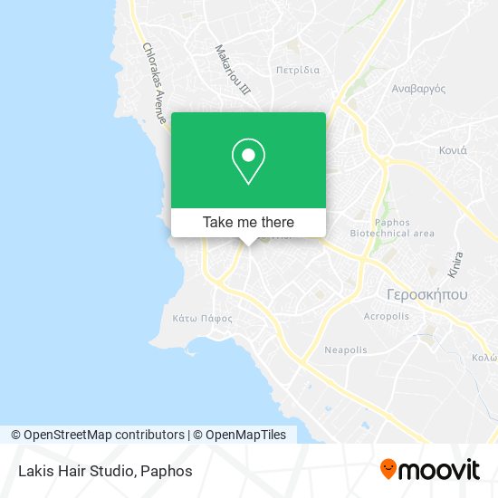 Lakis Hair Studio map