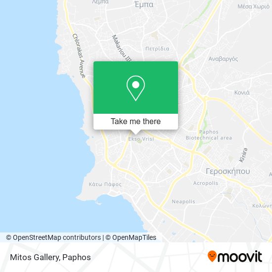 Mitos Gallery map