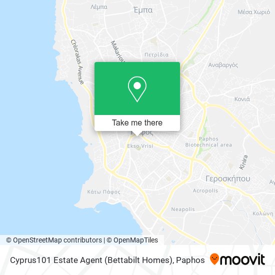 Cyprus101 Estate Agent (Bettabilt Homes) map