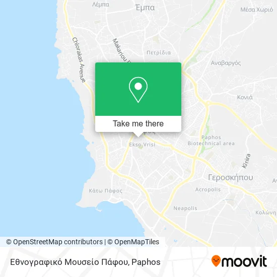 Εθνογραφικό Μουσείο Πάφου map