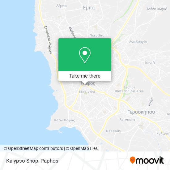 Kalypso Shop map