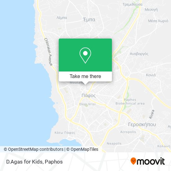 D.Agas for Kids map