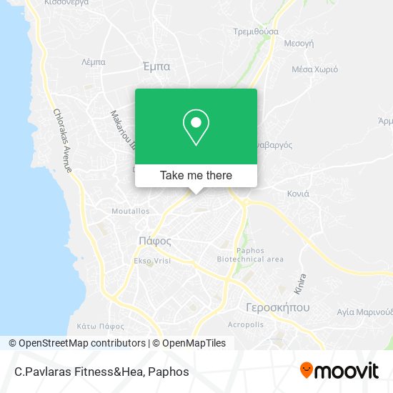 C.Pavlaras Fitness&Hea map