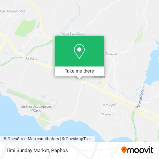 Timi Sunday Market map