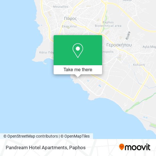 Pandream Hotel Apartments map