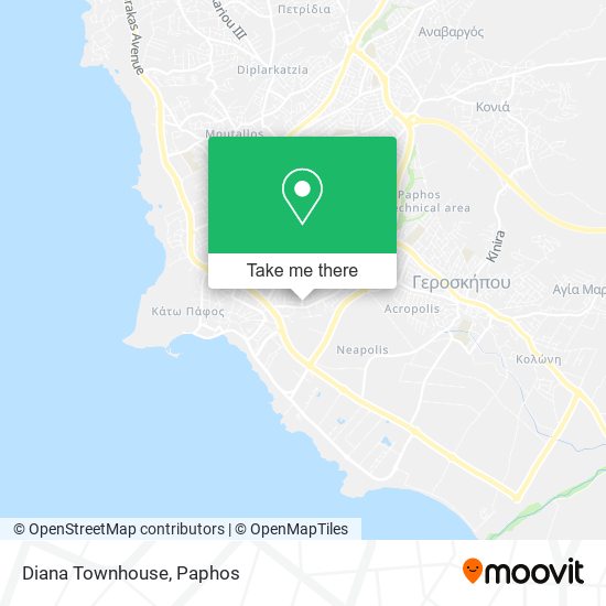 Diana Townhouse map