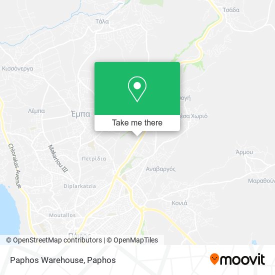Paphos Warehouse map