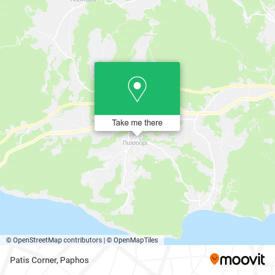 Patis Corner map