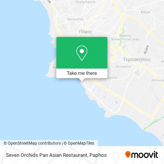 Seven Orchids Pan Asian Restaurant map