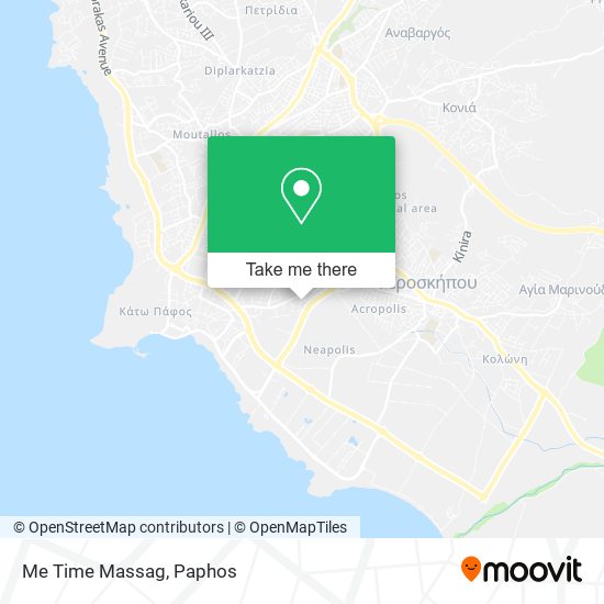 Me Time Massag map